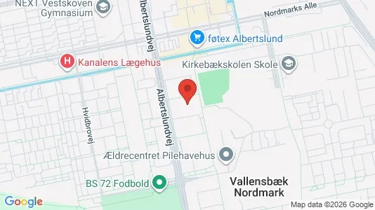 Lejligheder til salg i Vallensbæk - kort over placeringen