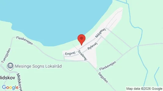 Lejligheder til leje i Mesinge - kort over placeringen