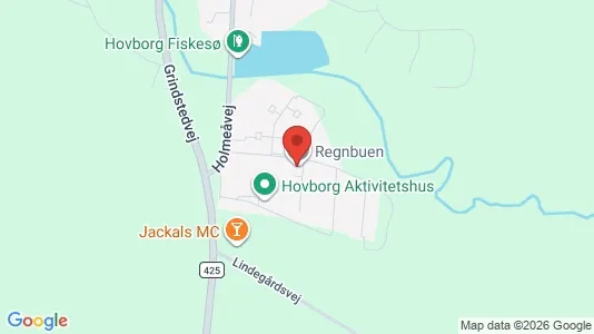Andelsboliger til salg i Hovborg - kort over placeringen