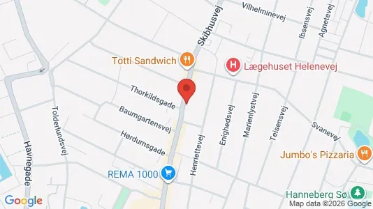 Lejligheder til leje i Odense C - kort over placeringen