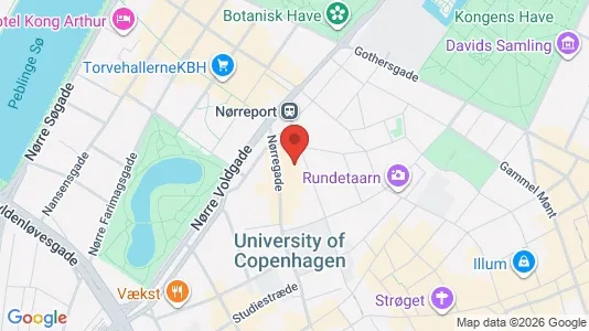 Lejligheder til salg i København K - kort over placeringen