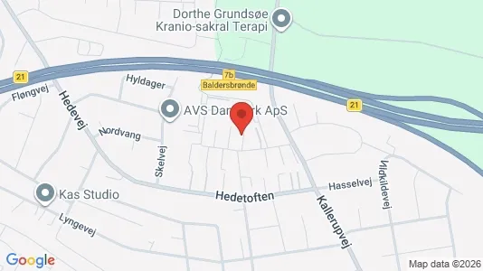 Lejligheder til salg i Hedehusene - kort over placeringen