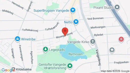 Lejligheder til salg i Gentofte - kort over placeringen