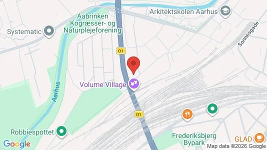 Lejligheder til leje i Århus C - kort over placeringen