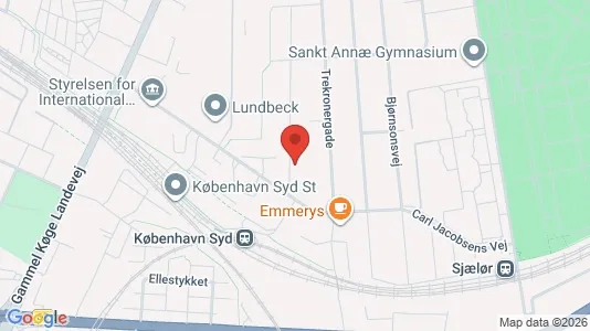 Lejligheder til salg i Valby - kort over placeringen