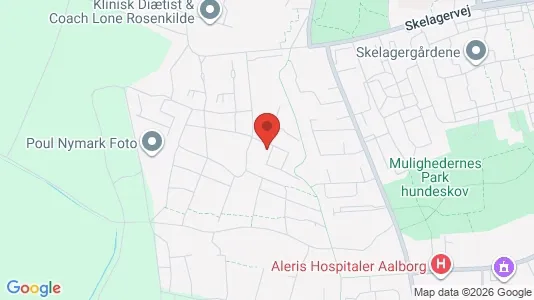 Lejligheder til leje i Aalborg SV - kort over placeringen