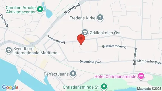 Lejligheder til leje i Svendborg - kort over placeringen