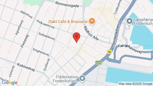 Lejligheder til leje i Frederikshavn - kort over placeringen