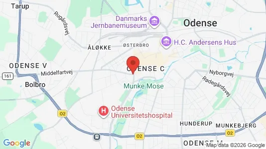 Andelsboliger til salg i Vesterbro - kort over placeringen