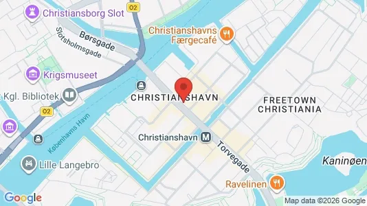 Lejligheder til salg i København K - kort over placeringen