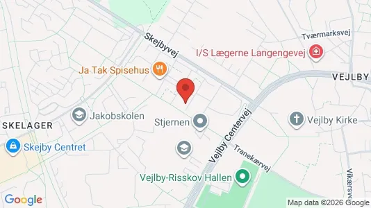 Lejligheder til leje i Risskov - kort over placeringen