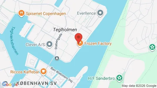 Lejligheder til leje i København SV - kort over placeringen