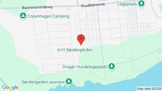 Lejligheder til salg i Dragør - kort over placeringen