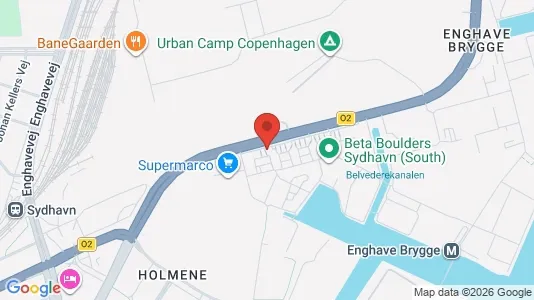 Lejligheder til leje i København SV - kort over placeringen
