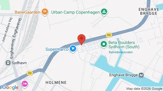 Lejligheder til leje i København SV - kort over placeringen
