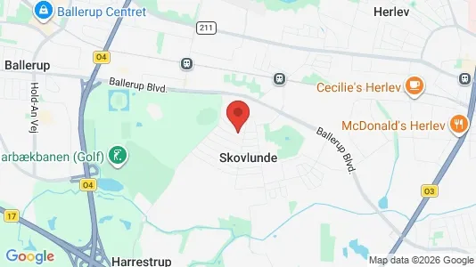 Huse til salg i Skovlunde - kort over placeringen