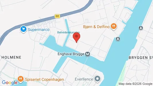 Lejligheder til salg i København SV - kort over placeringen