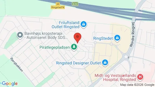 Lejligheder til leje i Ringsted - kort over placeringen
