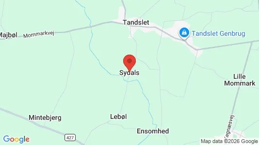 Huse til salg i Sydals - kort over placeringen
