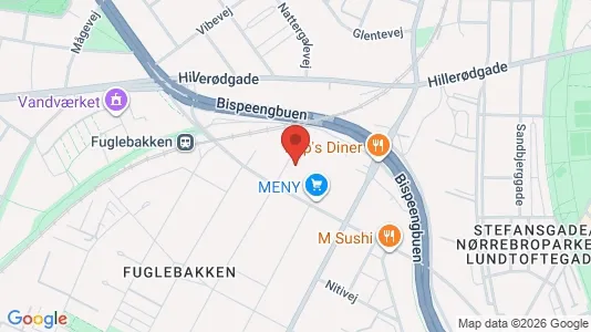 Lejligheder til salg i Frederiksberg - kort over placeringen