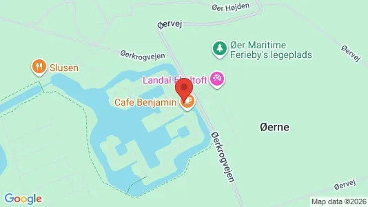 Lejligheder til salg i Ebeltoft - kort over placeringen