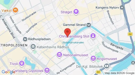Lejligheder til salg i København K - kort over placeringen