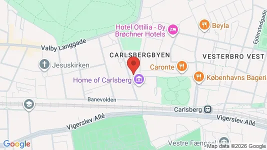 Lejligheder til salg i Vesterbro - kort over placeringen