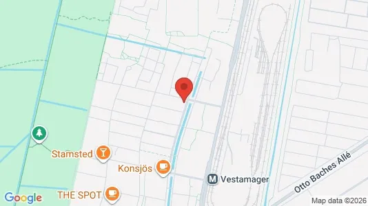 Lejligheder til leje i København S - kort over placeringen