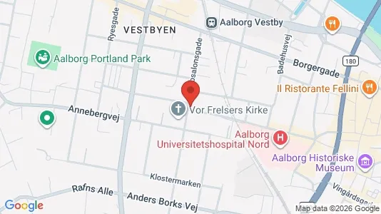 Lejligheder til leje i Aalborg Centrum - kort over placeringen