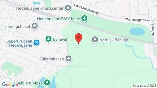 Lejligheder til leje i Hedehusene - kort over placeringen