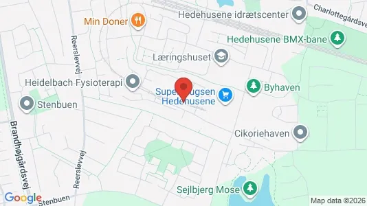Lejligheder til salg i Hedehusene - kort over placeringen