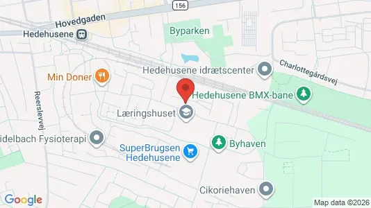 Lejligheder til leje i Hedehusene - kort over placeringen
