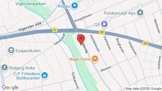 Lejligheder til salg i Valby - kort over placeringen