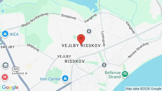 Lejligheder til leje i Risskov - kort over placeringen