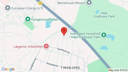 Lejligheder til leje i Brønshøj - kort over placeringen