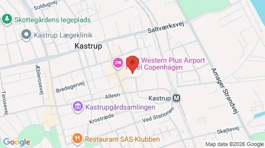 Lejligheder til salg i Kastrup - kort over placeringen