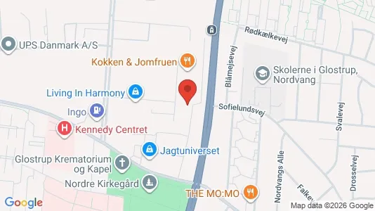 Lejligheder til leje i Glostrup - kort over placeringen