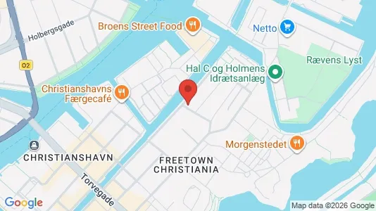 Lejligheder til leje i København K - kort over placeringen