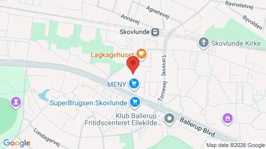 Lejligheder til leje i Skovlunde - kort over placeringen