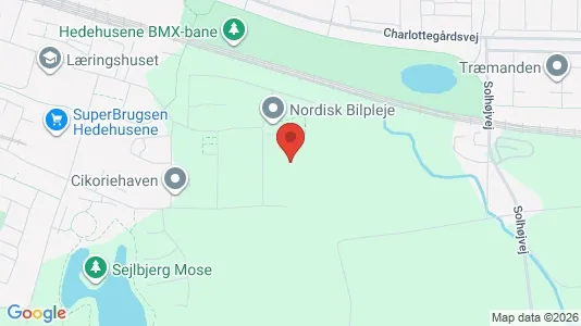 Lejligheder til leje i Hedehusene - kort over placeringen
