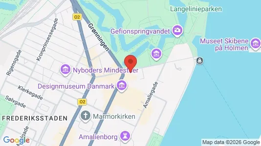 Lejligheder til salg i København K - kort over placeringen