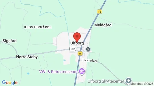 Sommerhuse til salg i Ulfborg - kort over placeringen