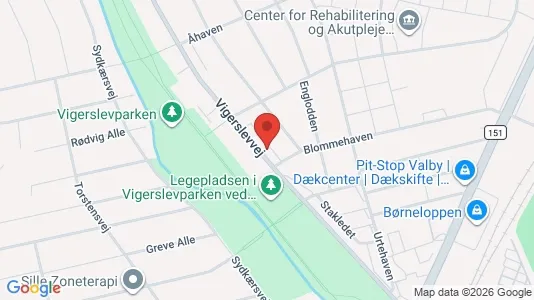 Lejligheder til salg i Valby - kort over placeringen