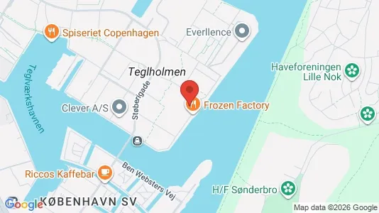 Lejligheder til leje i København SV - kort over placeringen