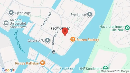 Lejligheder til leje i København SV - kort over placeringen