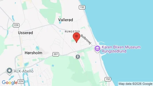 Huse til salg i Rungsted Kyst - kort over placeringen