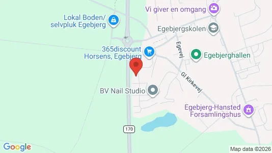 Lejligheder til leje i Horsens - kort over placeringen