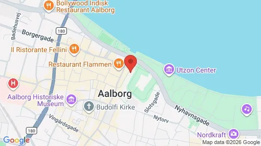 Lejligheder til leje i Aalborg Centrum - kort over placeringen