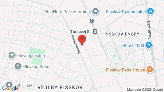 Lejligheder til leje i Risskov - kort over placeringen