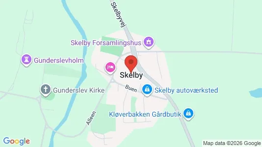 Andelsboliger til salg i Herlufmagle - kort over placeringen